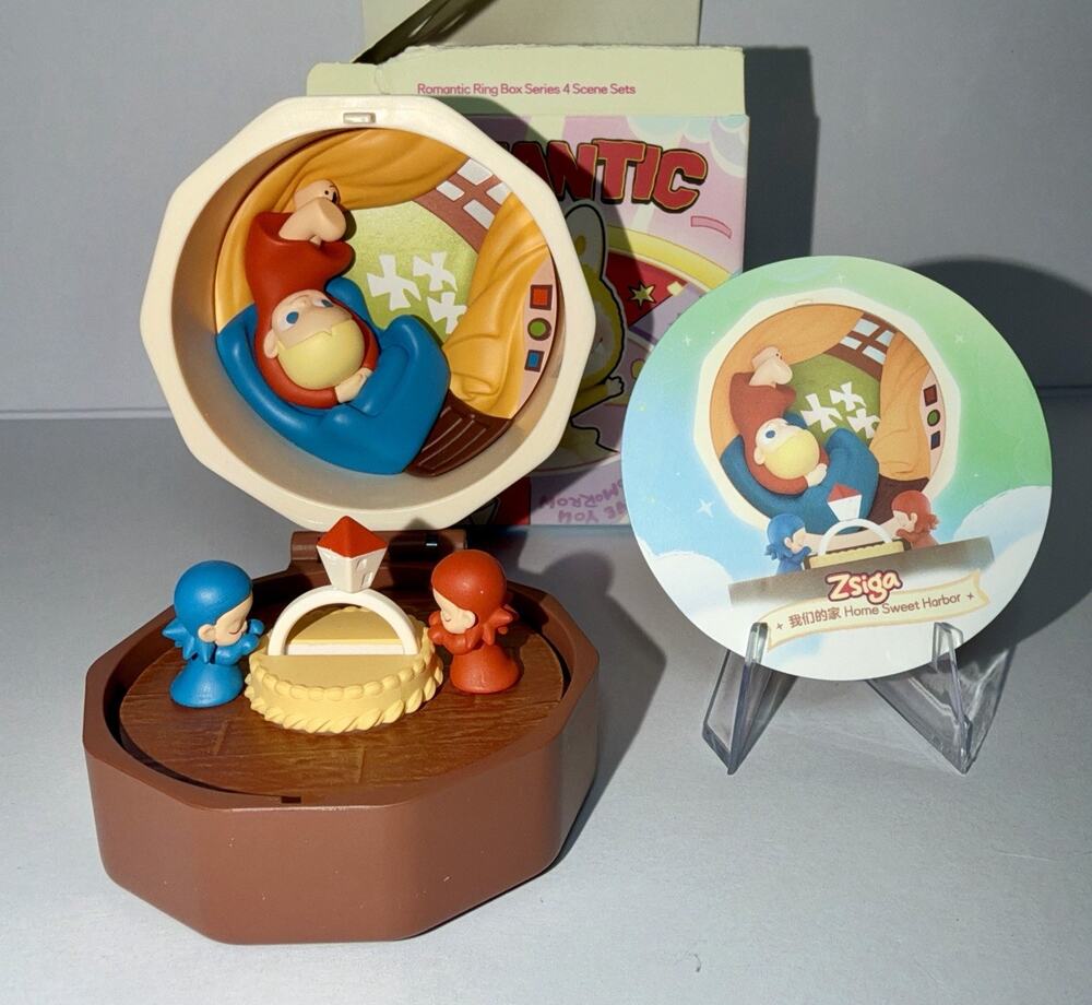 Zsiga Pop Mart Romantic Ring Box Series 4 Confirmed Zsiga Home Sweet Harbor